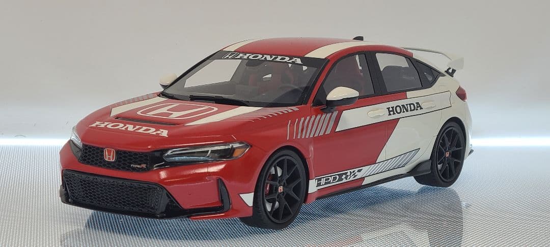 ミニカー 1/18 Honda Civic Type R 2023 #1 pace car