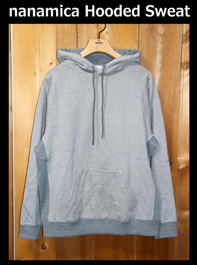 新品　nanamica 空紡糸 裏毛 スウェットパーカー (M　Ⓗ