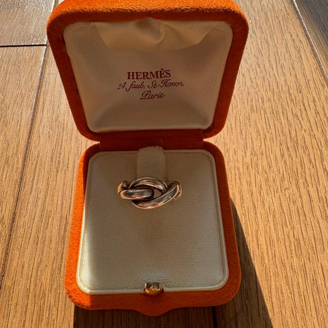 HERMES エルメス　トルサード　リング