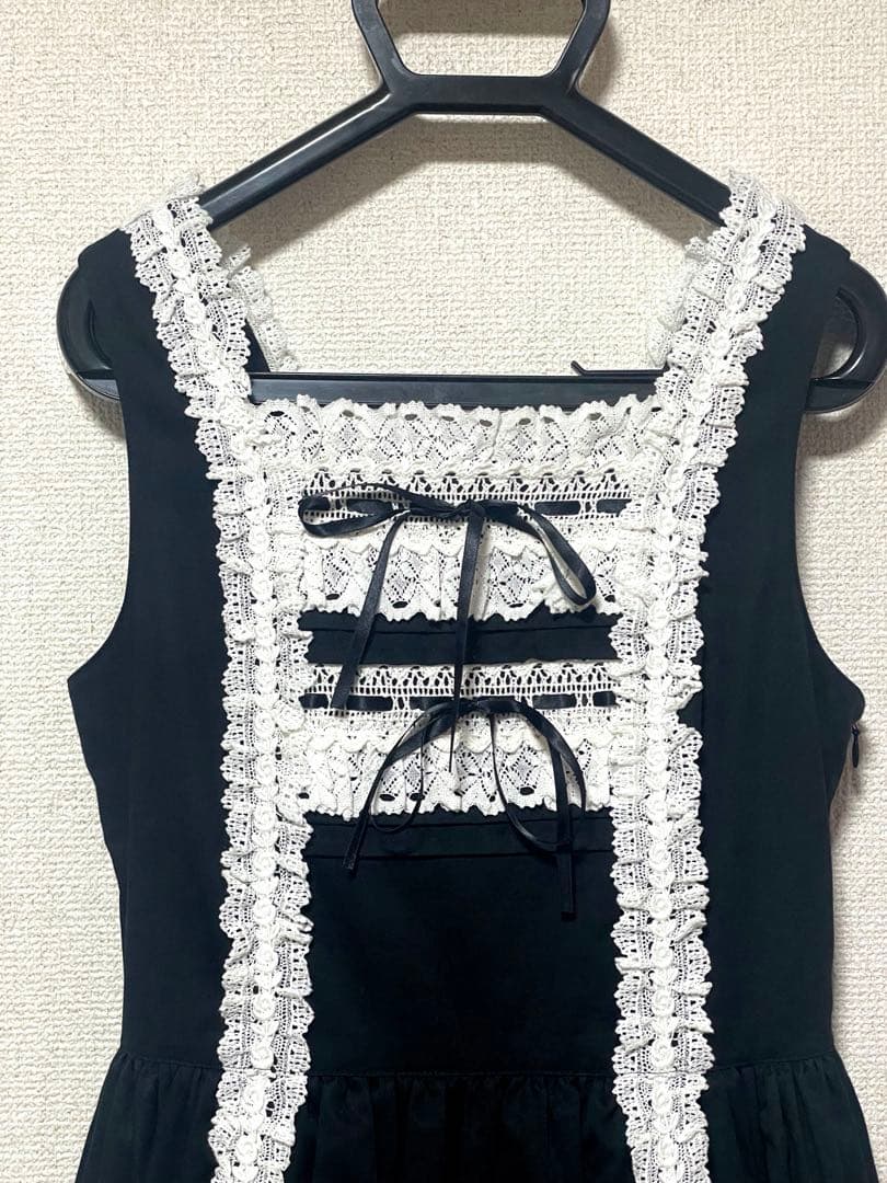 BABY レースフリルJSK 黒