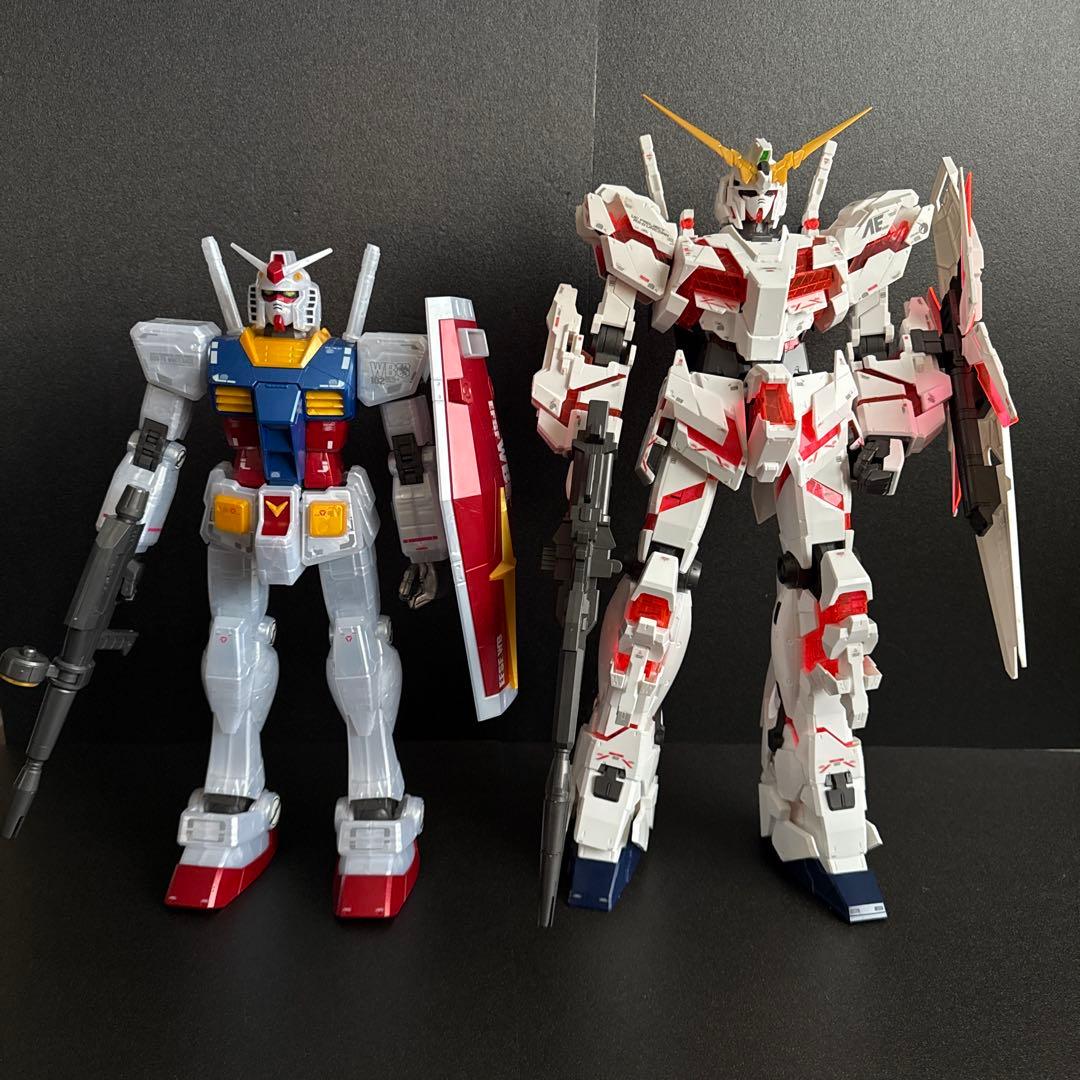 ガンダムベース限定メガサイズガンダム•ユニコーン 1/144その他まとめ売り