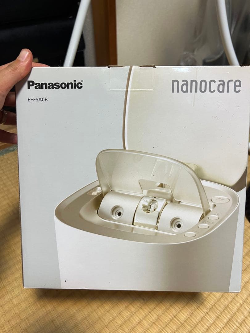 【新品・未使用】Panasonic EH-SA0B-N スチーマー ナノケア