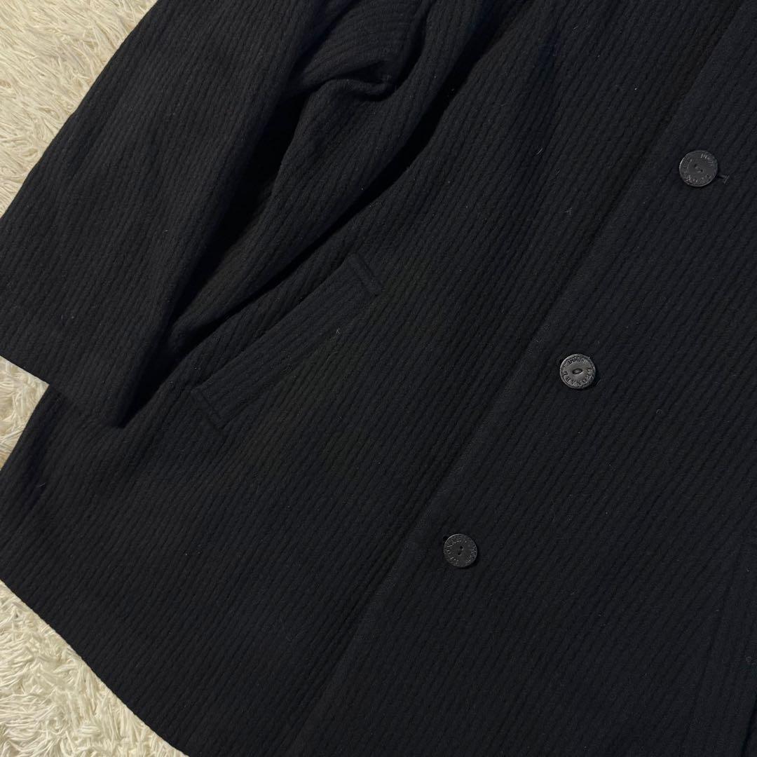 【美品】レオナール　カシミヤ100％　ロングコート　襟ボア　サイズ50