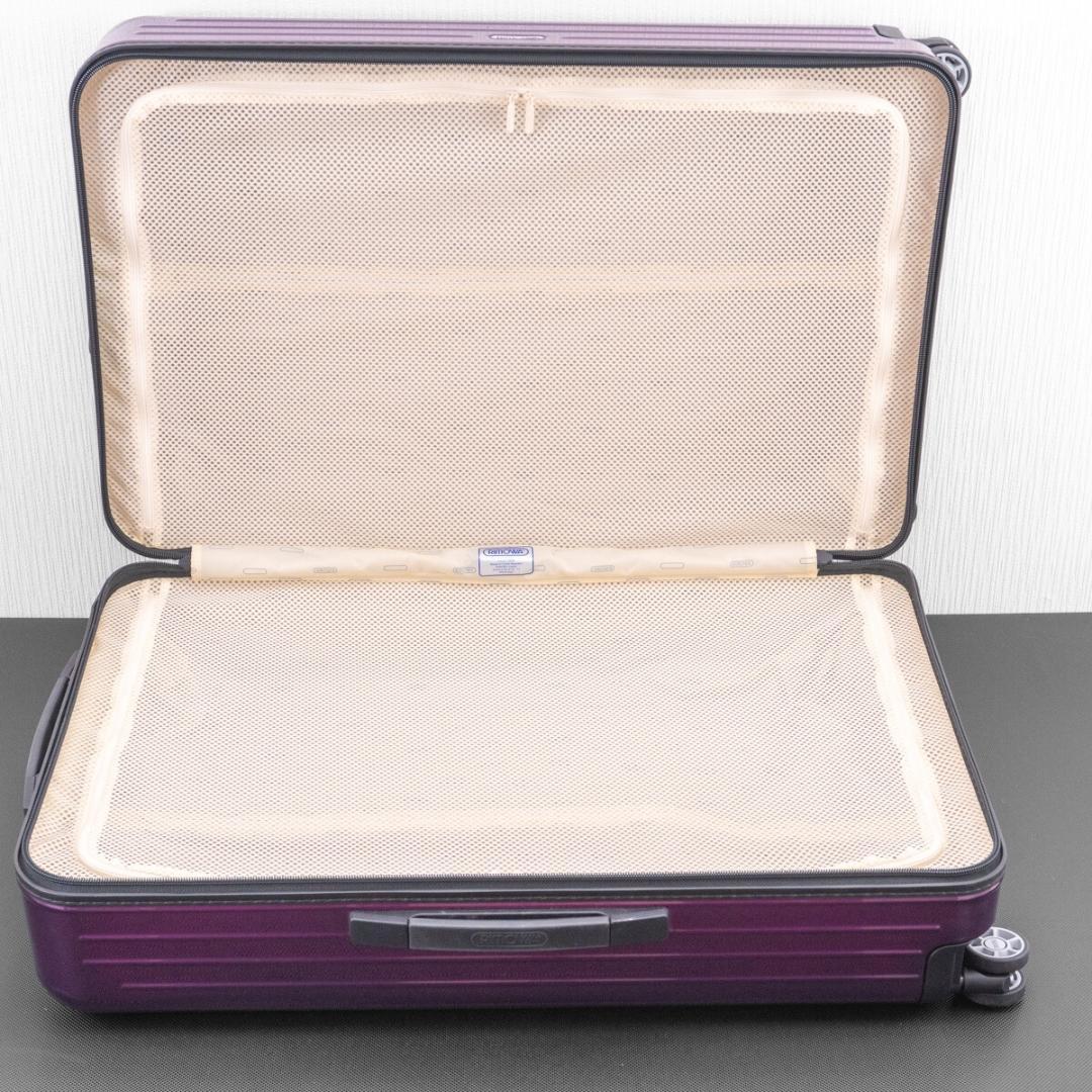 美品 リモワ サルサエアー 80L 4輪 チェックインL ウルトラバイオレット