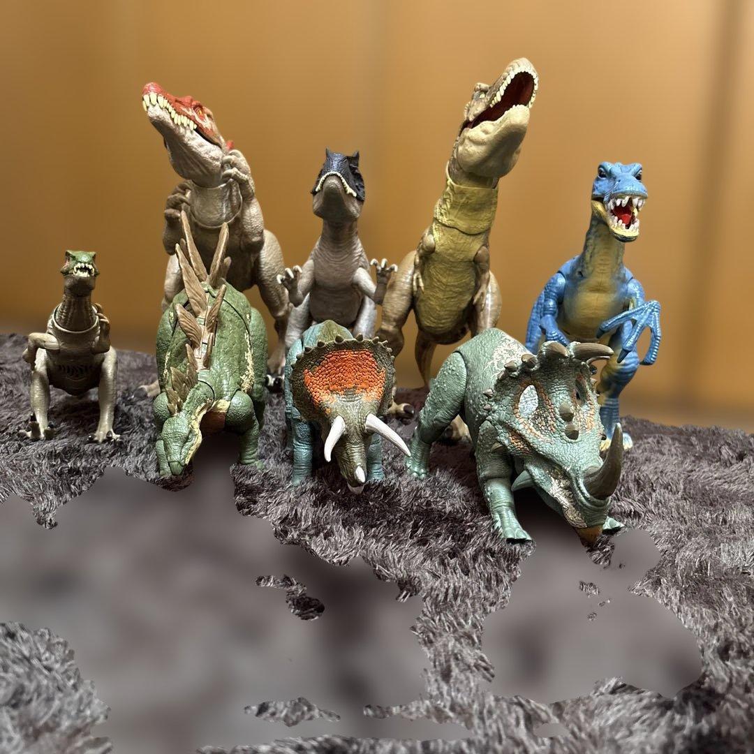 マテル　ジュラシックワールド　恐竜　 ８体セット