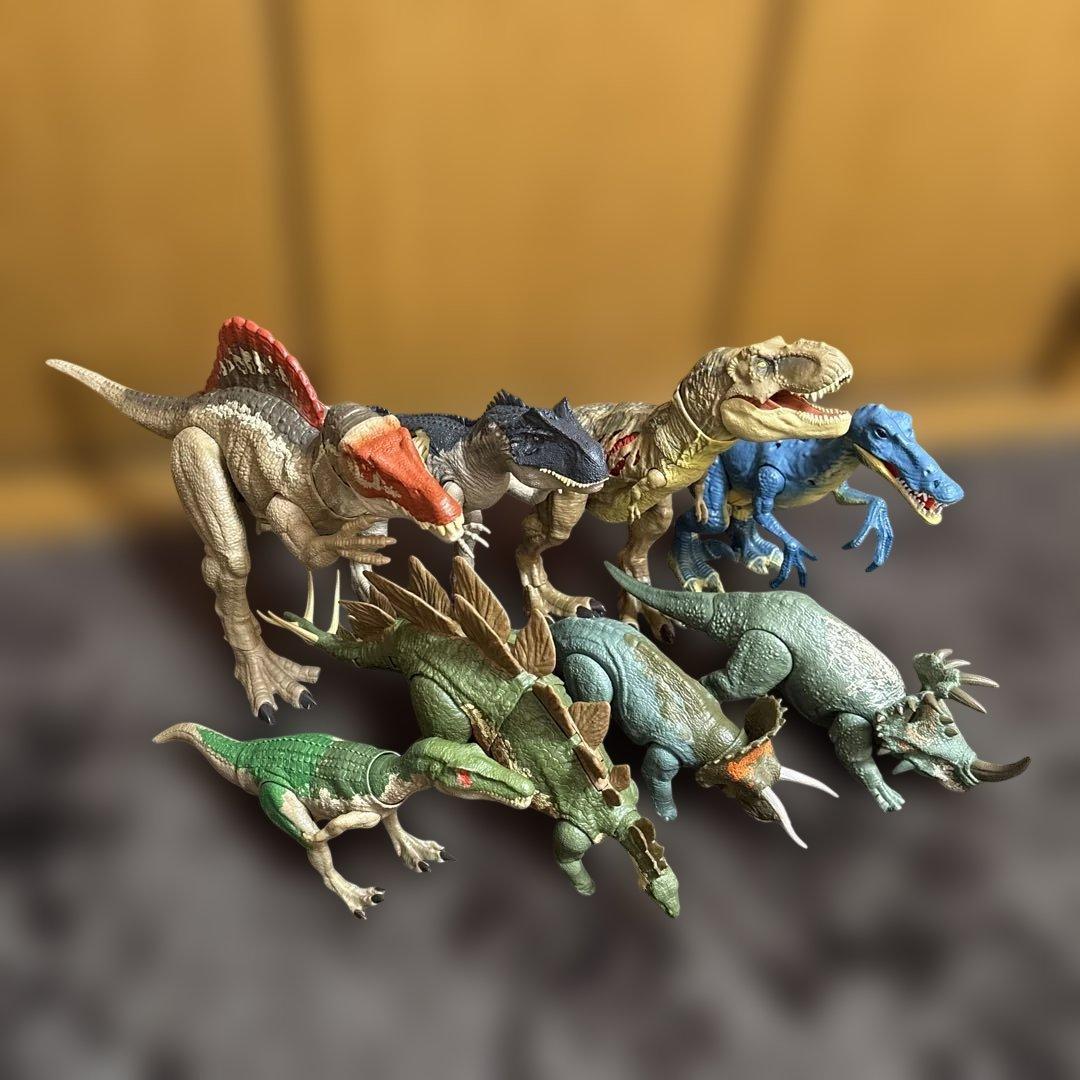 マテル　ジュラシックワールド　恐竜　 ８体セット