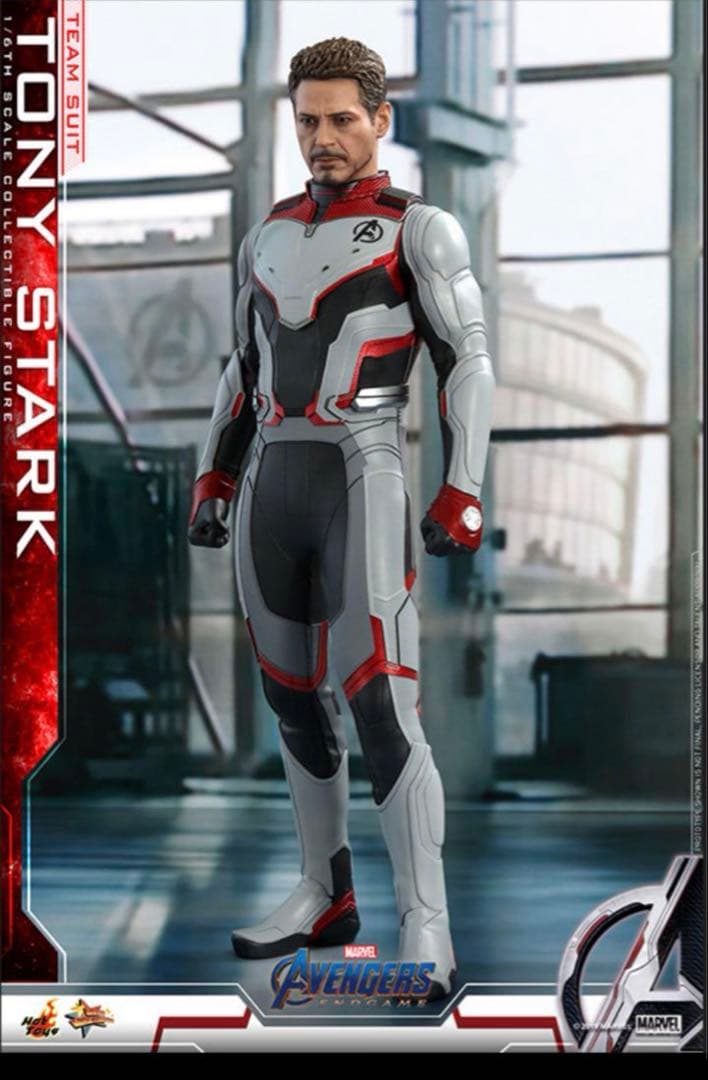 ホットトイズ 1/6 トニースターク チームスーツ アベンジャーズ　アイアンマン