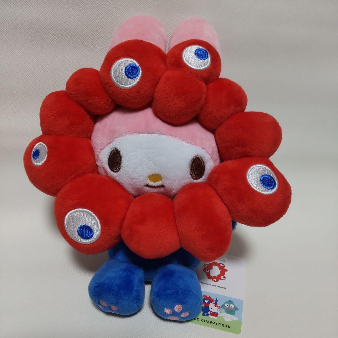 マイメロディ サンリオなりきりミャクミャクぬいぐるみM 大阪万博 タグ付き