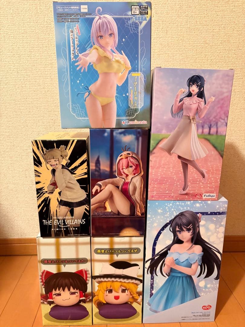 【新品未開封・送料無料】美少女プライズフィギュア31点まとめ売りセット