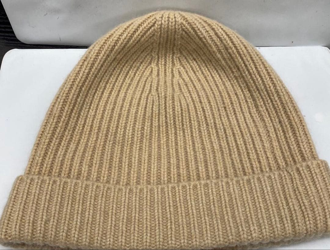 ❗️毎日〜1000円値下げ❗️ヴィトン LV スパーク ニット帽 カシミア ベージュ