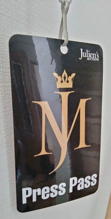 マイケルジャクソン　ジュリアンオークション　プレスパス