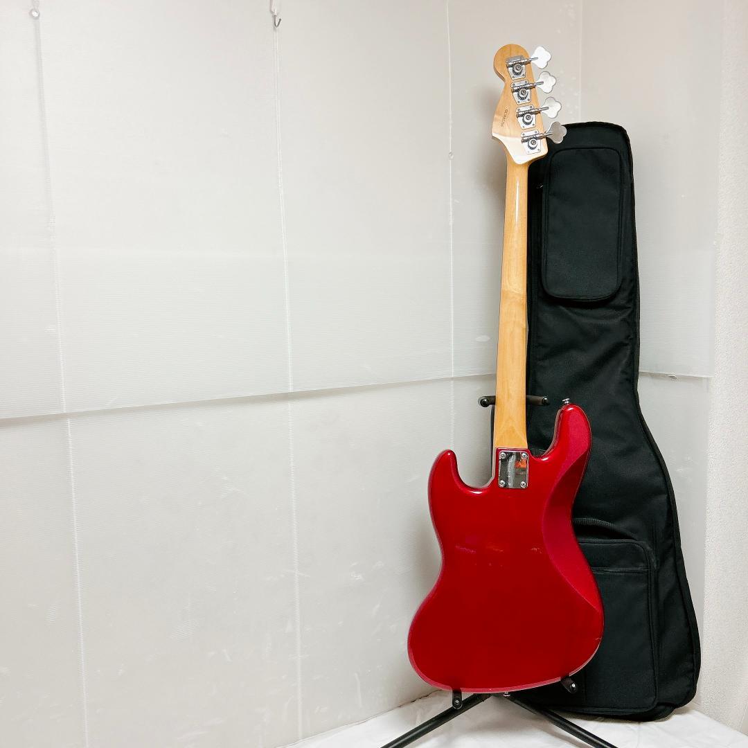 美品 GrassRoots グラスルーツ G-JB-55R ジャズベース 赤