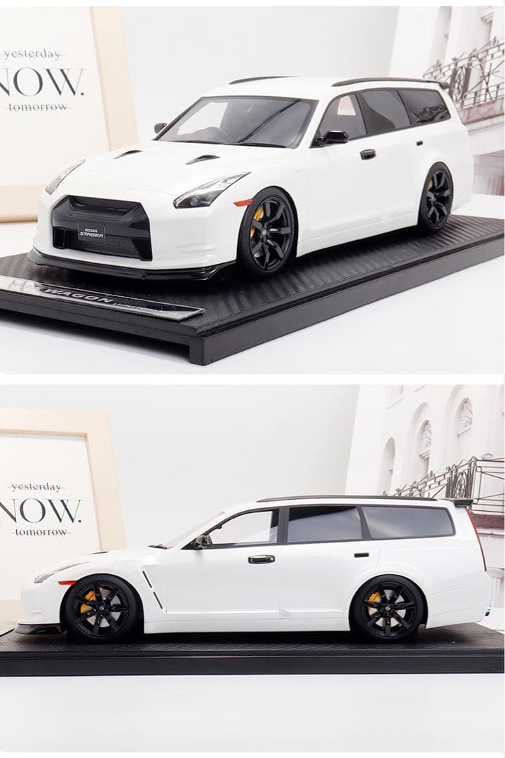 【新品】IVY Nissan GT-R ミニカー 1/18 ホワイト