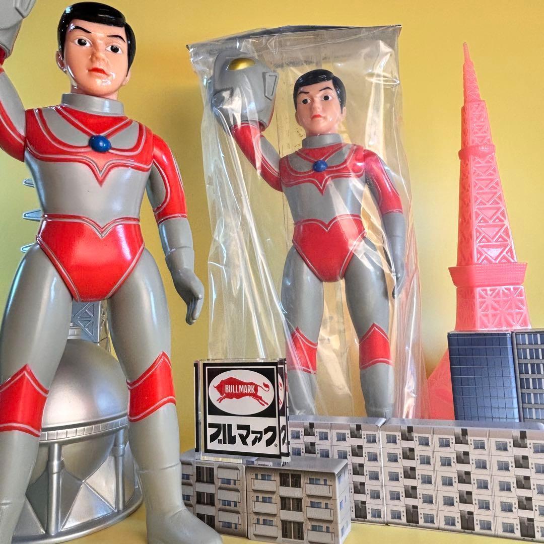 帰ってきたウルトラマン 【ブルマァク 】マスク取れ 大　昭和レトロカラー未開封品