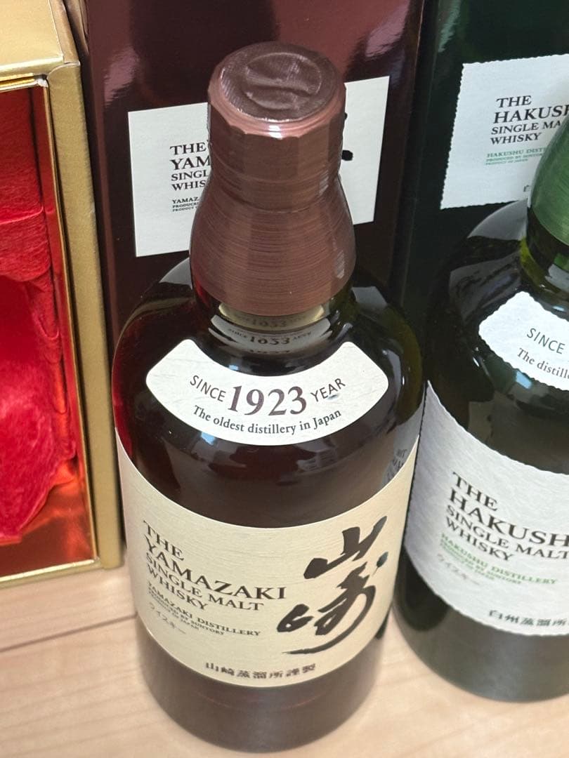 クレスト12年　ローヤル15年 山崎NA 白州NA 4本セット