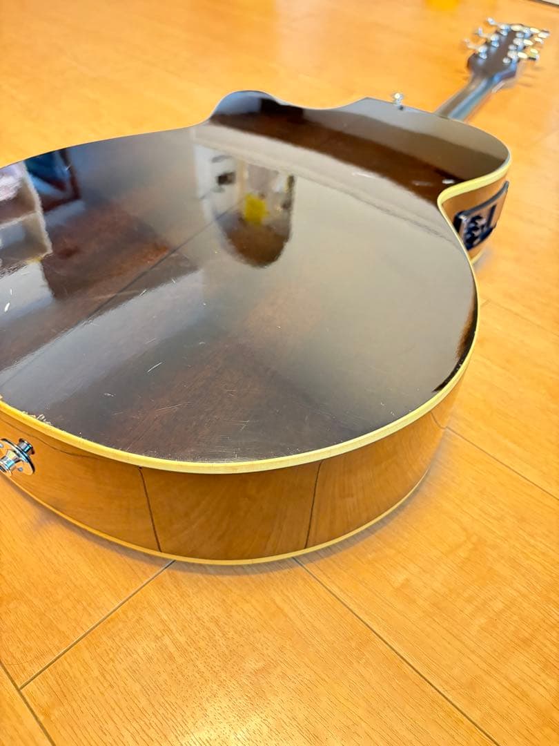 ア*。様 エレクトリック・アコースティックギター ブラック（エレアコ）