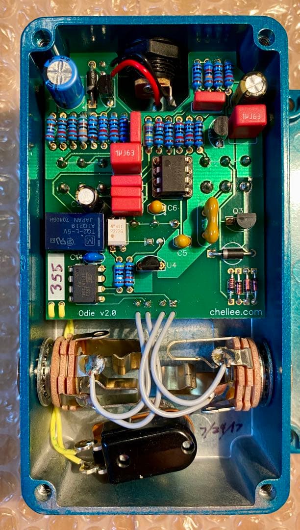 激良音生産完了CHELLEE GUITARS & EFFECTS Odie