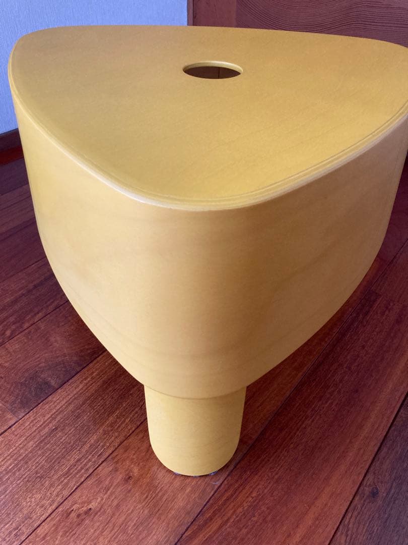 超美品　イッタラ プレクトラ プライウッド スツール イエロー　チャイルド