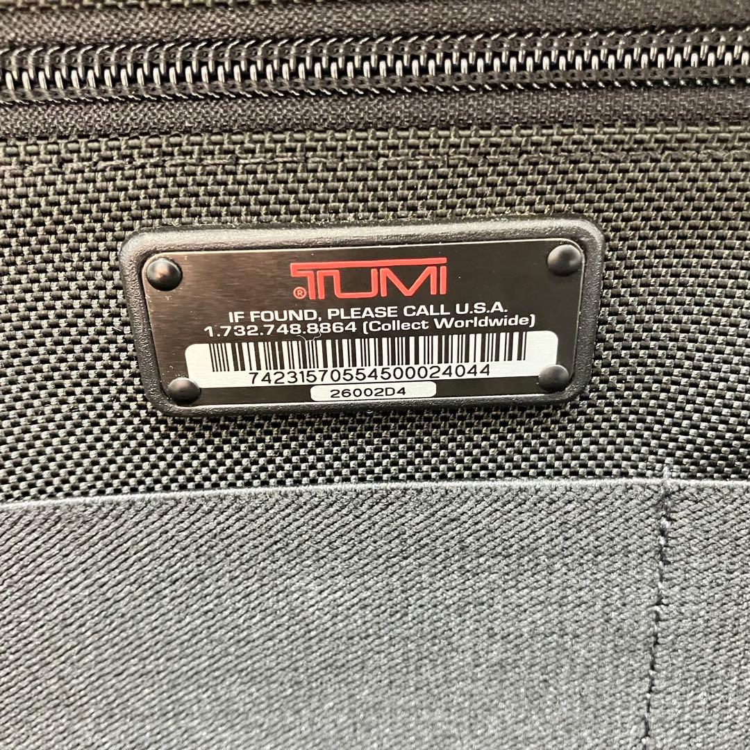 TUMI コンパクト　キャリーバッグ ビジネス 2way 機内持ち込み　黒