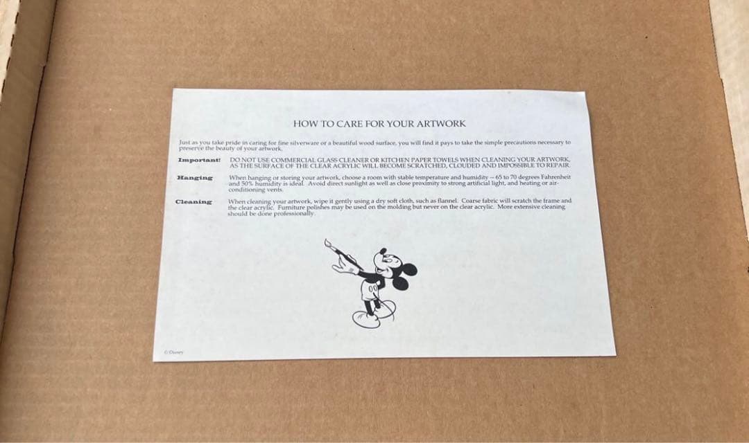 希少/ディズニートレジャーズ　ミッキーのクリスマスキャロル 絵画