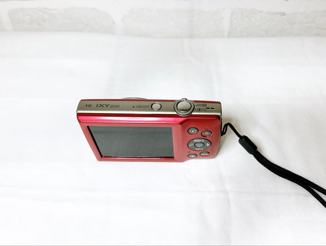 Canon キャノン IXY 200 レッド コンパクトデジタルカメラ