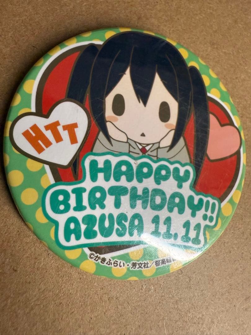 けいおん! 中野梓 birthday＆コラボ 缶バッジ6個セット