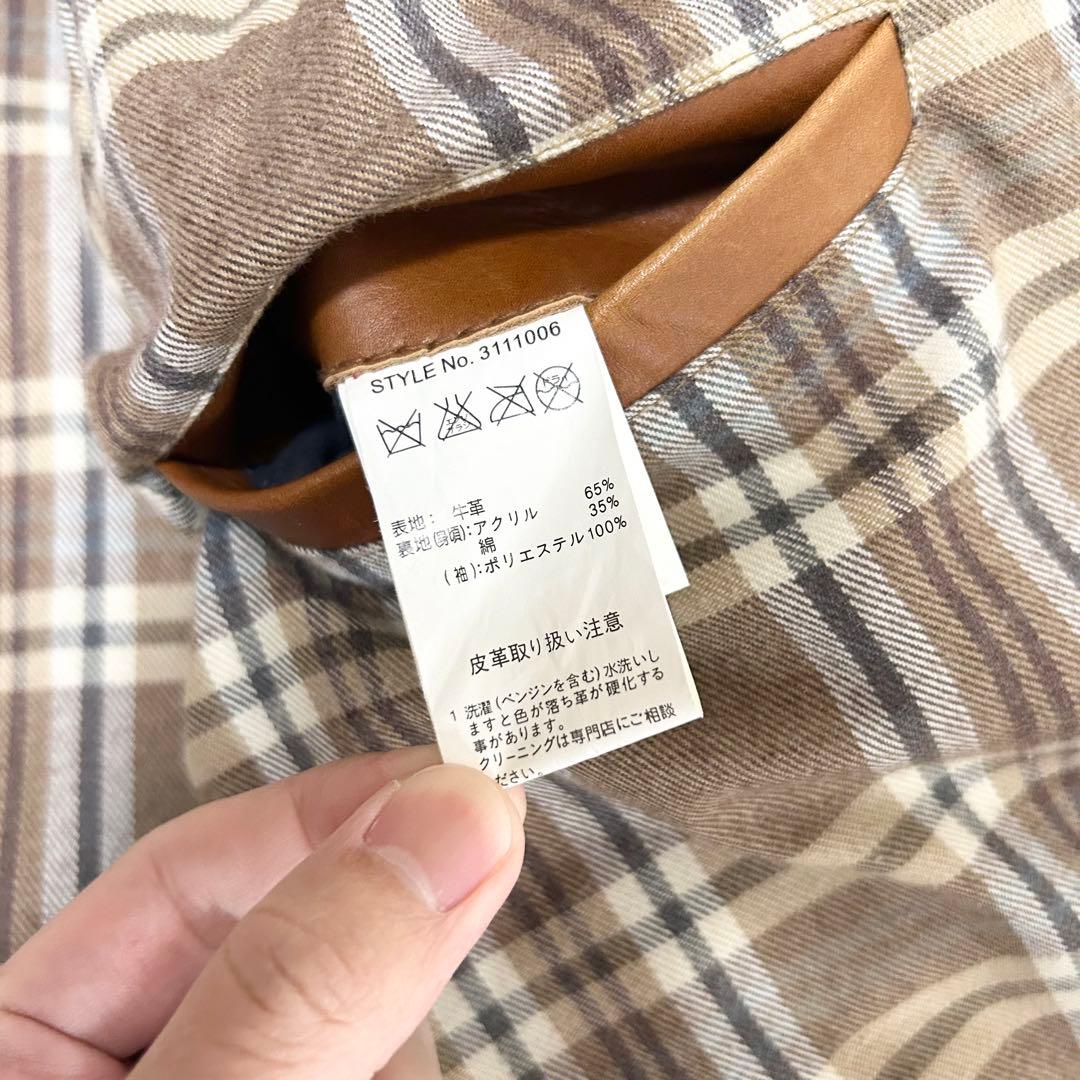 美品　ショット　Schott シングルライダースジャケット　AT101 牛革