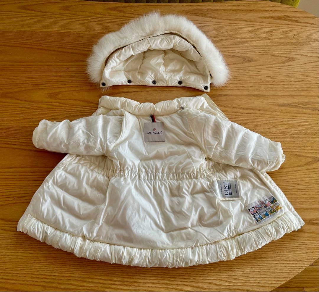 MONCLER ホワイトダウンコート サイズ2