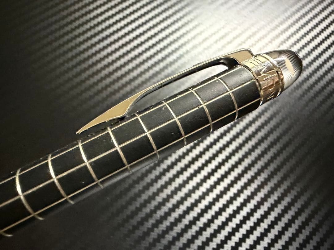 美品 モンブラン スターウォーカー メタルラバー ボールペン