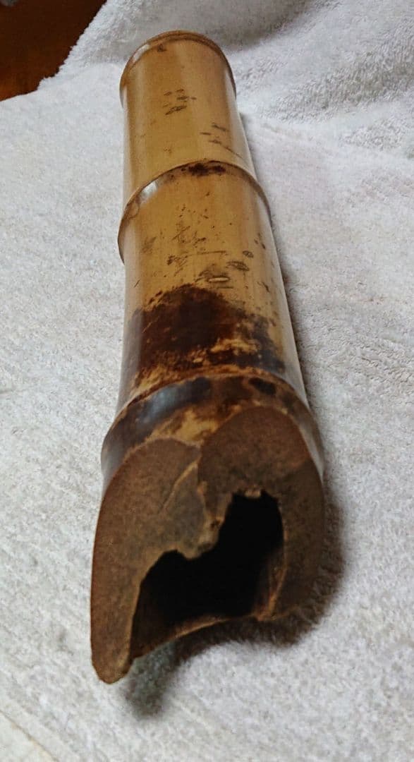 竹製 茶道具 花入専用ケース付きA470