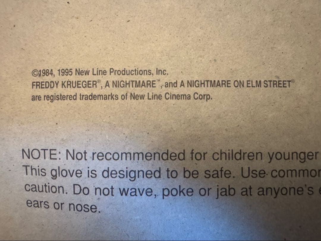 エルム街の悪夢 フレディ クルーガー　グローブ　貴重