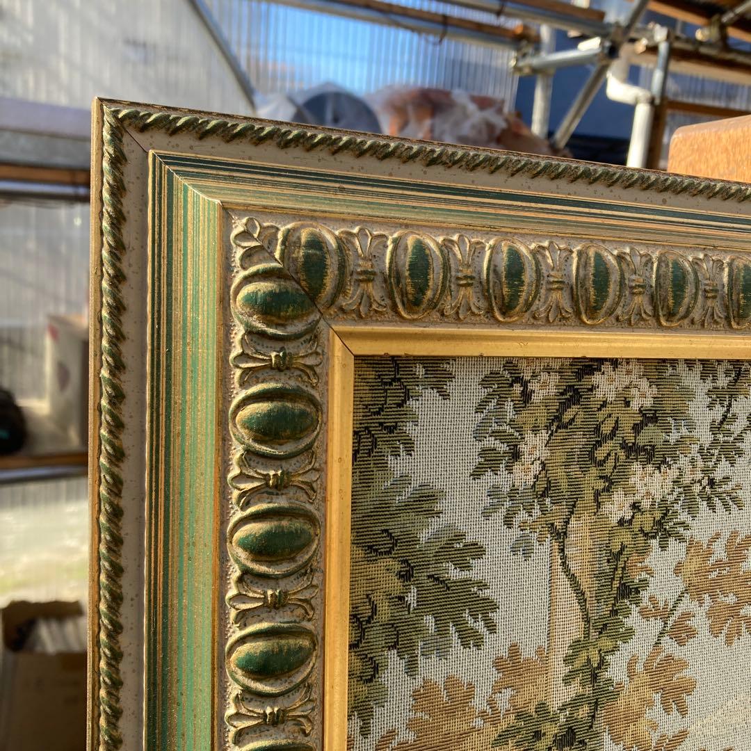 S*H様 イタリア製 ゴブラン織り 絵画 風景画 額縁 ゴールドフレーム 140
