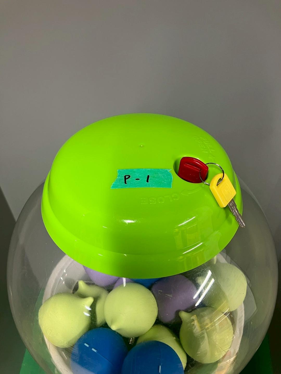 【プチコロ】P-1 中古ガチャガチャ本体【 専用20枚付き】