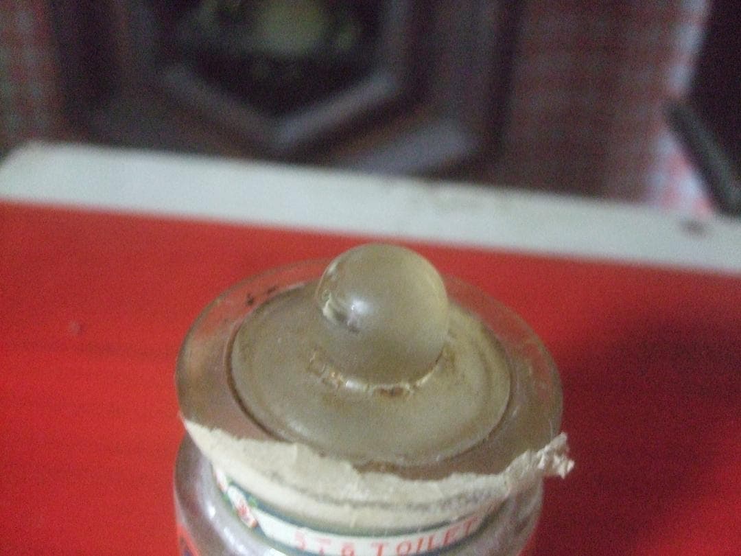 戦前・粉白粉★蓋つき瓶★未開封