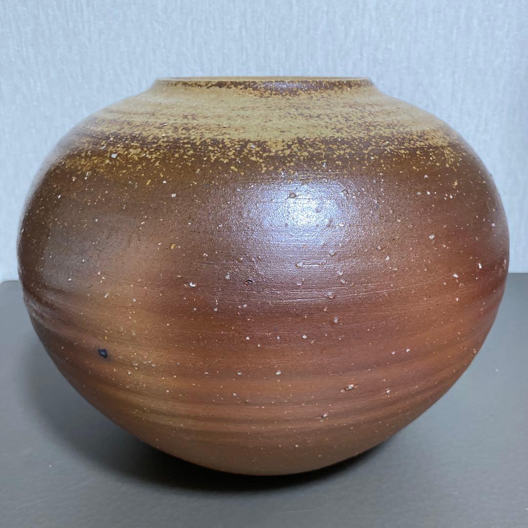 備前焼 本山和泉作 花瓶