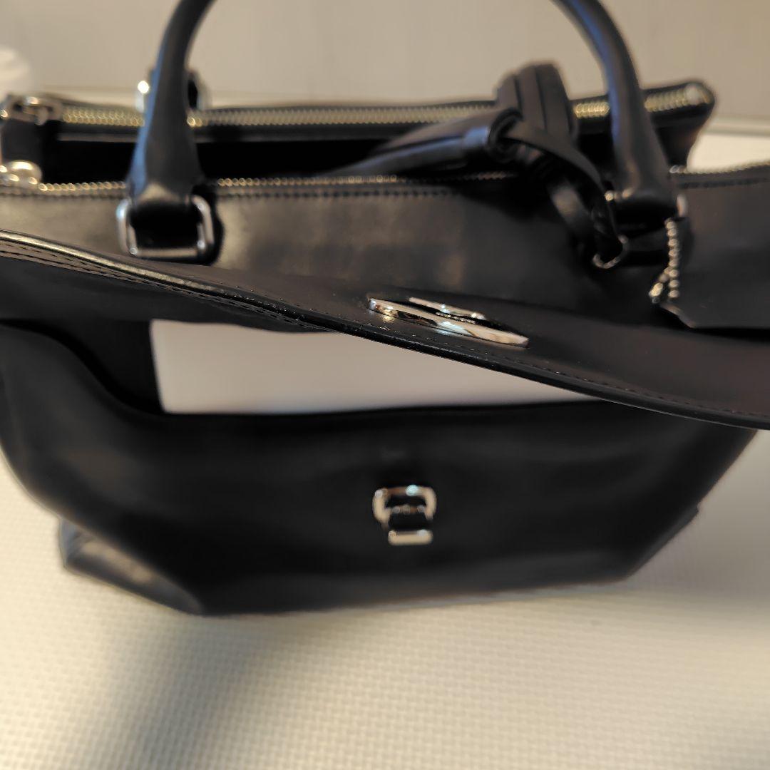 【美品】コーチ COACH レガシー ハンドバッグ ショルダー レザー 黒