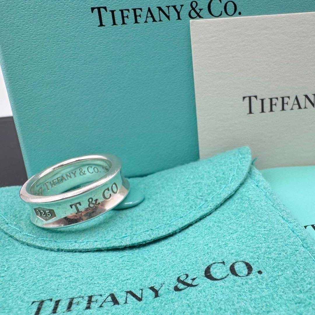TIFANNY ティファニー ナローリング シルバー925 箱・袋付 12.5号