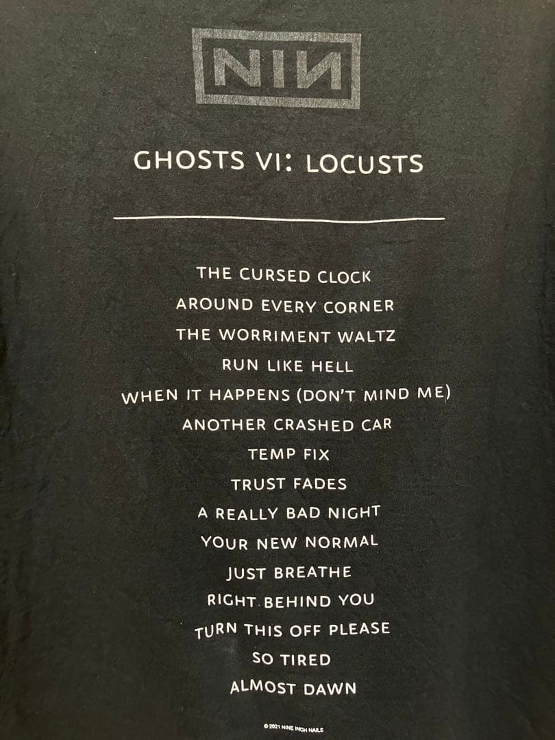 22ss COMOLI コモリ NINE INCH NAILS Tシャツ 3