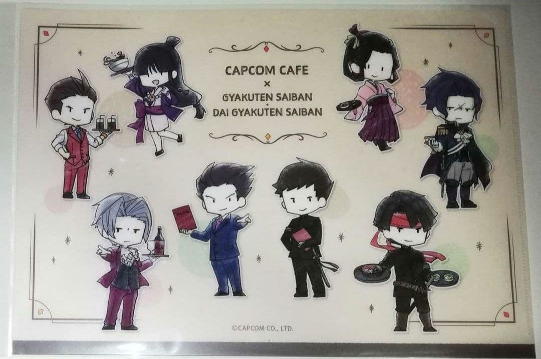 逆転裁判 大逆転裁判 クリアファイル カプコンカフェ