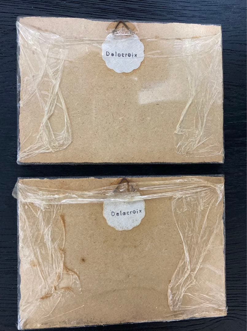 ミッシェル・ドラクロワ　木製壁掛け2枚
