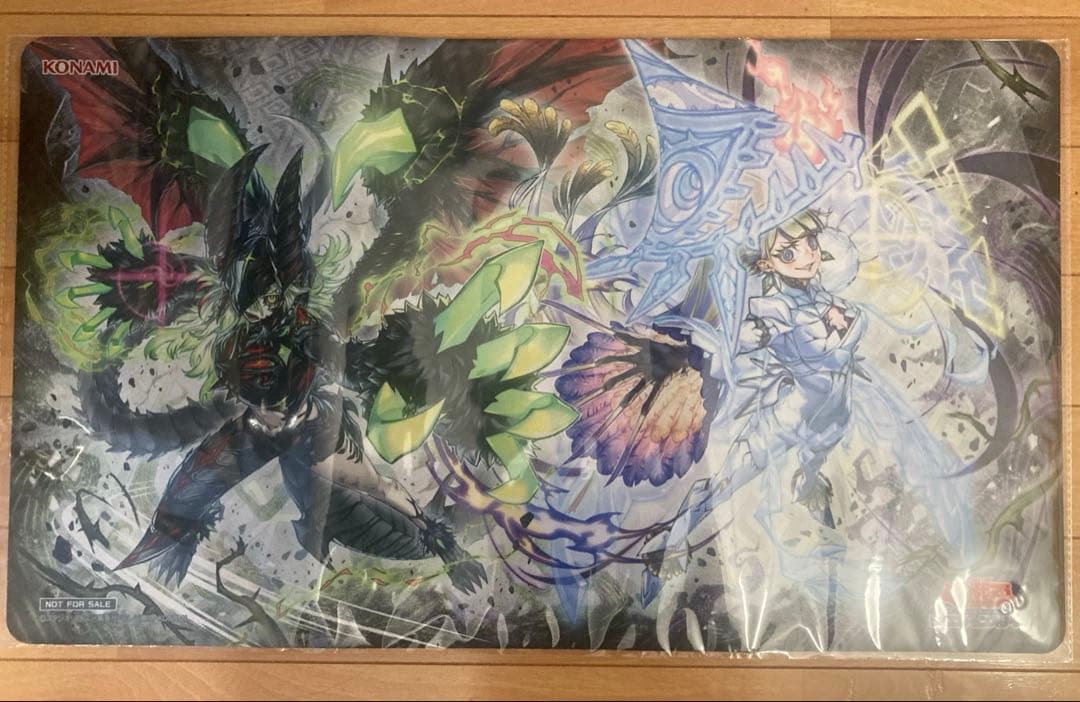 遊戯王　断罪ディアベルスター&白魔女ディアベルゼ プレイマットとスリーブセット