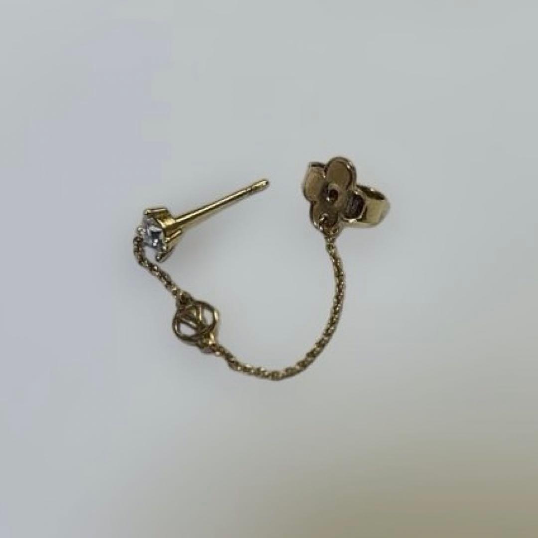 LOUIS VUITTON ピアス プティ ルイ ブックル・ドレイユ