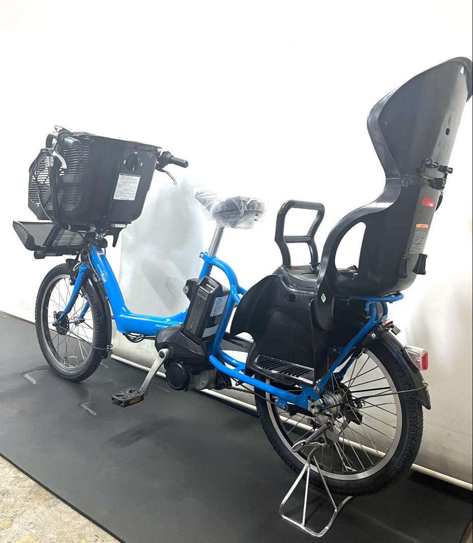 1年保証 送料無料　ヤマハ　パスキッス　20インチ　青色　電動アシスト自転車