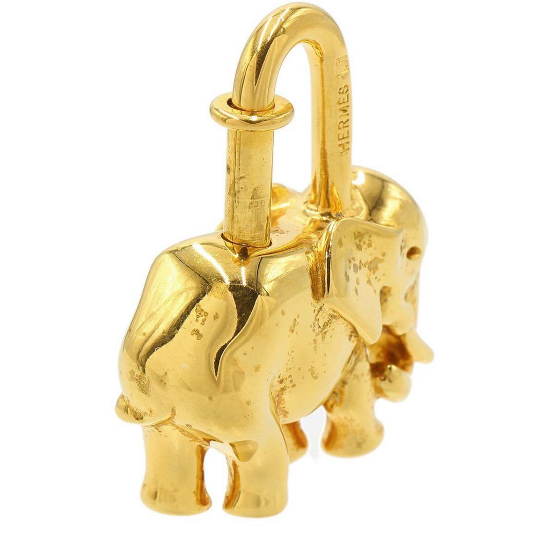 N2429 美品!! エルメス エレファント ゾウ 象 カデナ