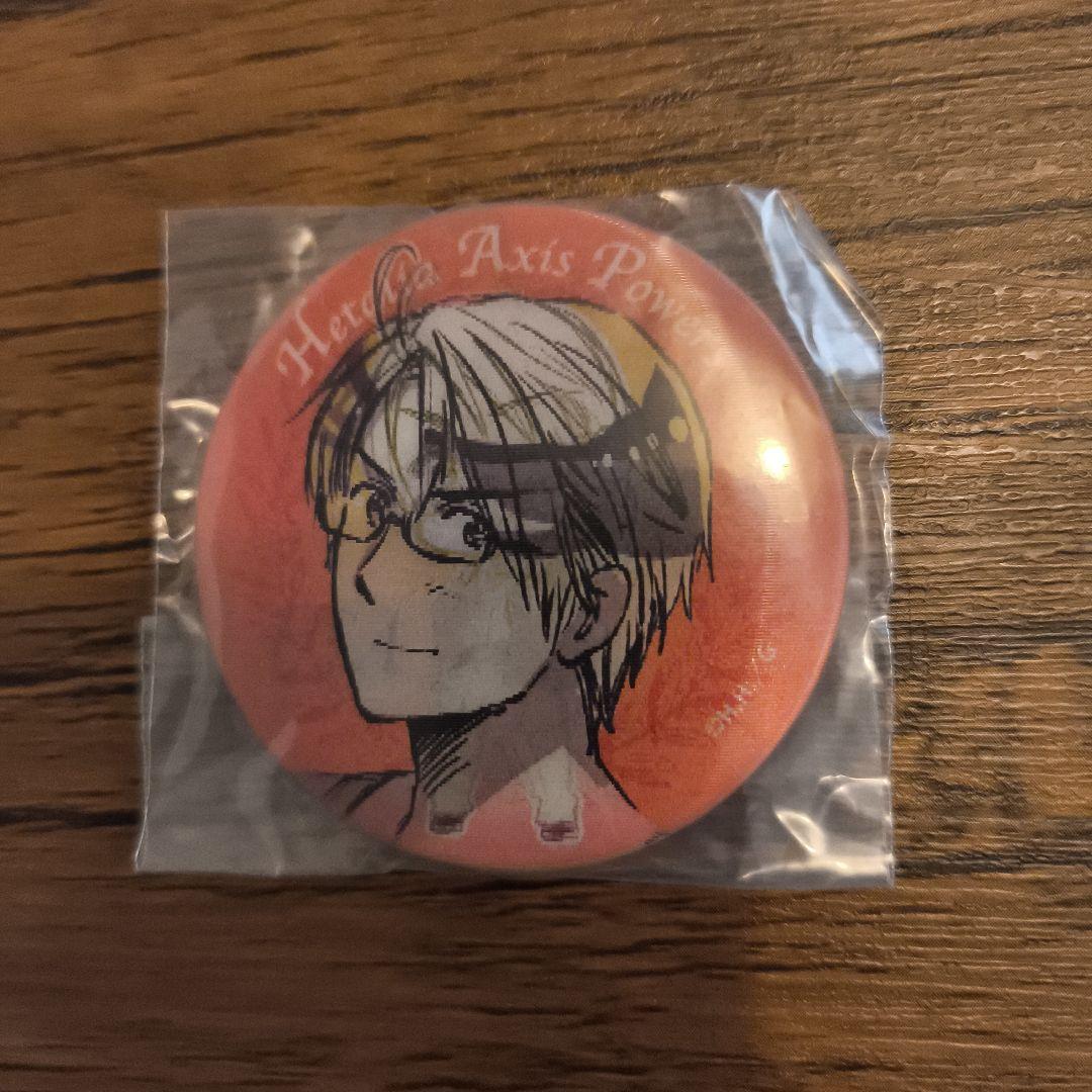 ヘタリア　チェンジング缶バッジアメリカ　愉快な仲間たちだよっ！