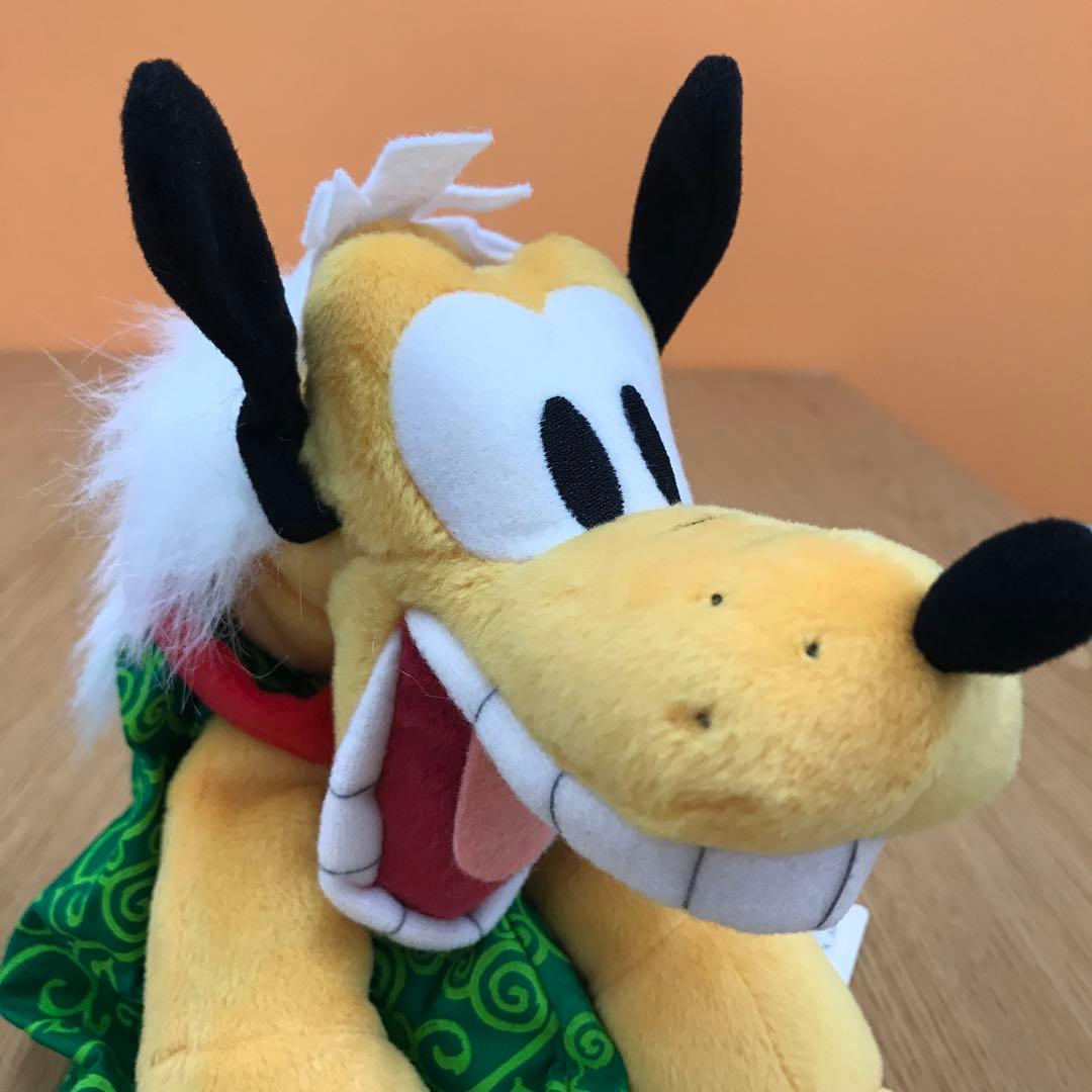 レア/当時物　東京ディズニーランド　プルート　獅子舞　ぬいぐるみパペット