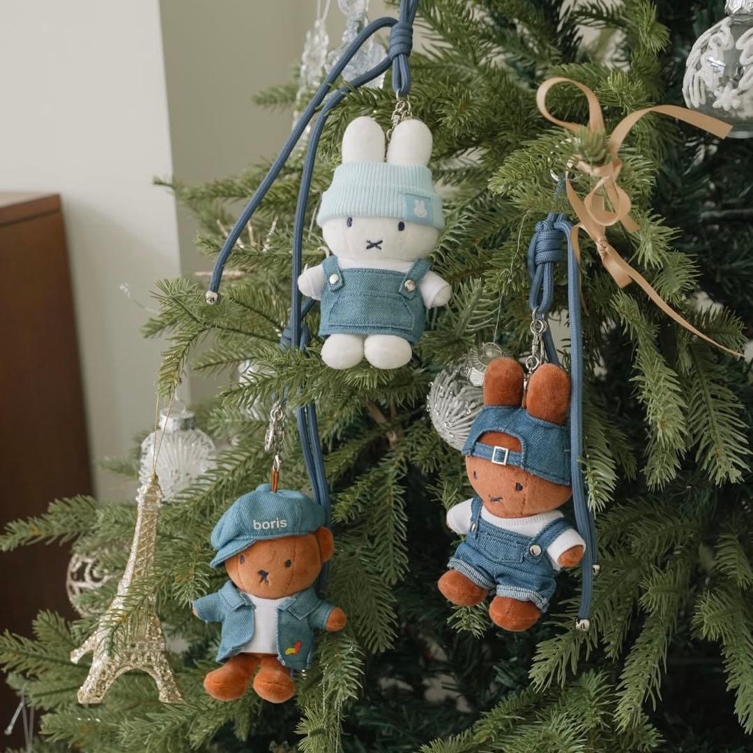 韓国 ソウル ソンス 聖水 限定 ミッフィー デニムドールキーリング 3点セット
