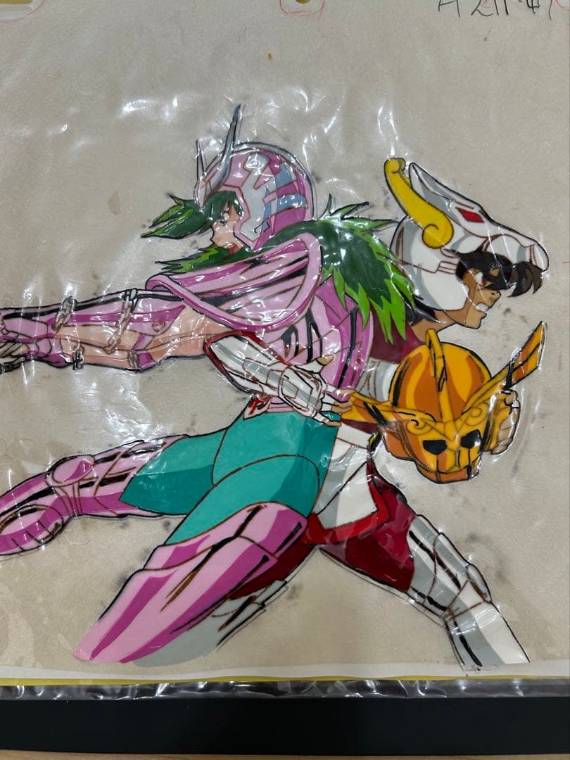 聖闘士星矢　アニメ　セル画　アンドロメダ瞬　星矢　80年代