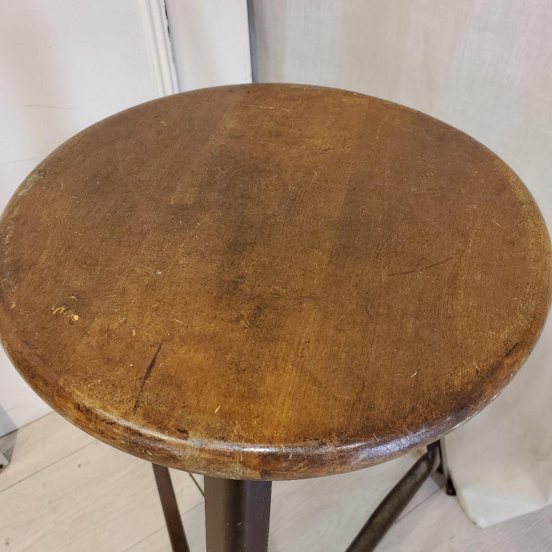 アンティーク　丸椅子　英国ヴィンテージ　スツール