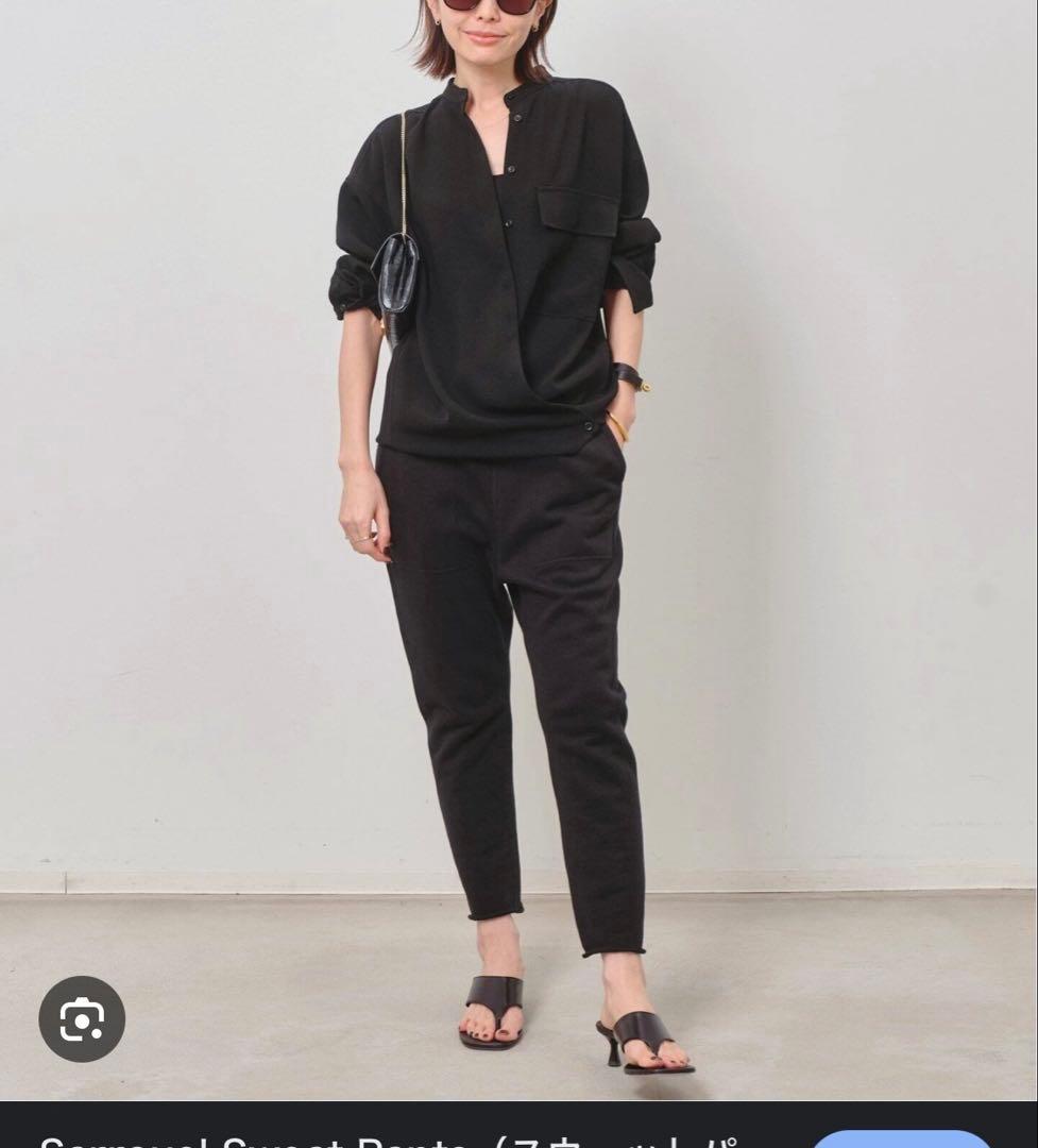 値下げ　L'Appartemen アパルトモン サルエル スウェットパンツ